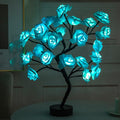 Luminária Árvore de Rosa Eterna - ForeverGlow Luminária Árvore de Rosa Eterna - ForeverGlow Importe Go Azul 