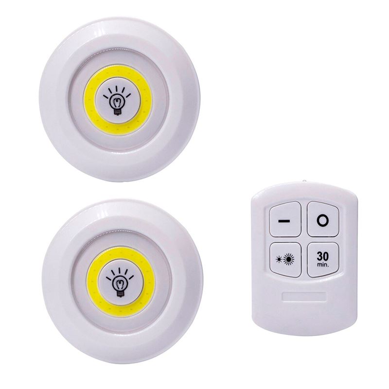 Luz LED Inteligente de Alta Intensidade com Controle Remoto P20-12 Importe Go 2 Unidades 