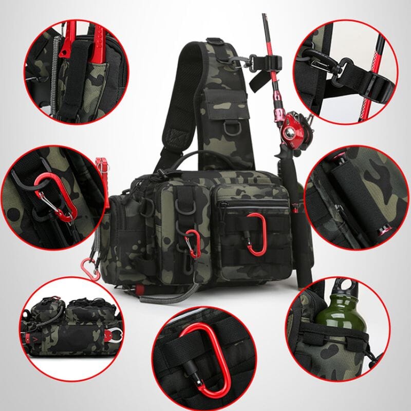 Mochila Profissional Pescador: Conforto e Praticidade na Sua Pescaria! Mochila Profissional Pescador Importe Go 