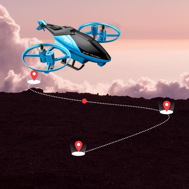 Novo Drone Helicóptero Com Câmera FullHD 4K Wifi GPS P10-12 Importe Go 