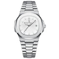 Novo Relógio de Luxo Masculino 2023 0 Importe Go Silver White 