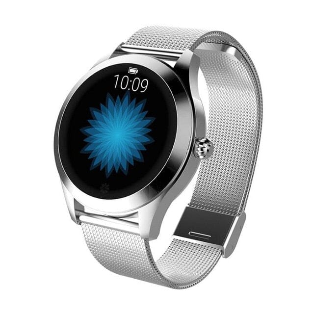 Novo Smartwatch Feminino KW10 0 Importe Go Steel Silver 