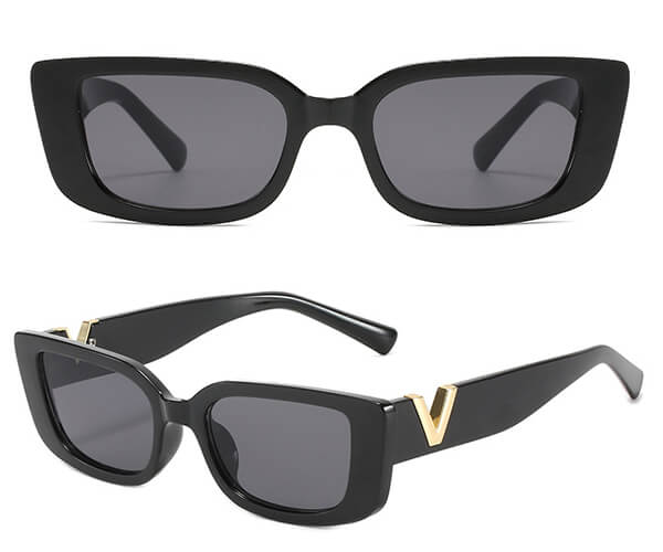 Óculos de Sol Luxury V - Verão 2023 Importe Go Preto UV 400 
