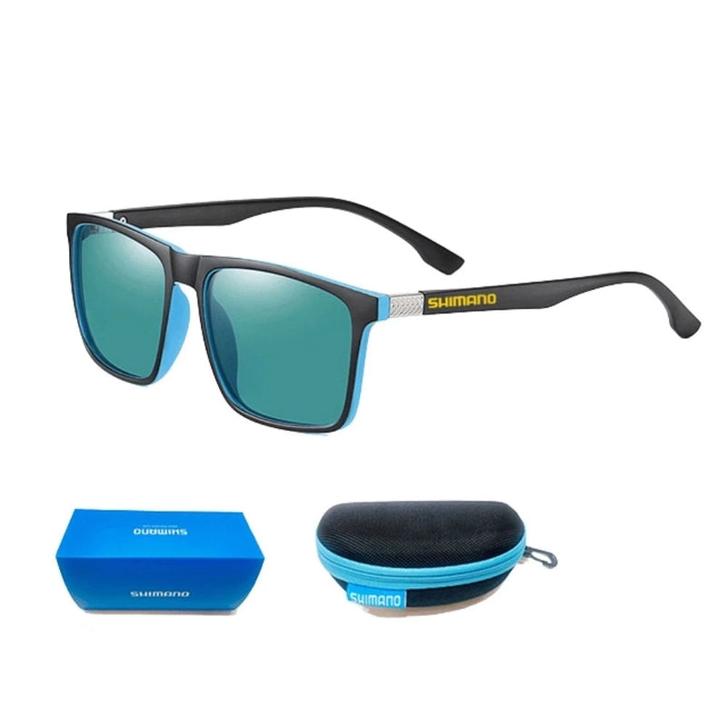 Óculos De Sol Shimano Razor - Polarizado Uv 400 Óculos De Sol Shimano Razor Importe Go Lente Verde 