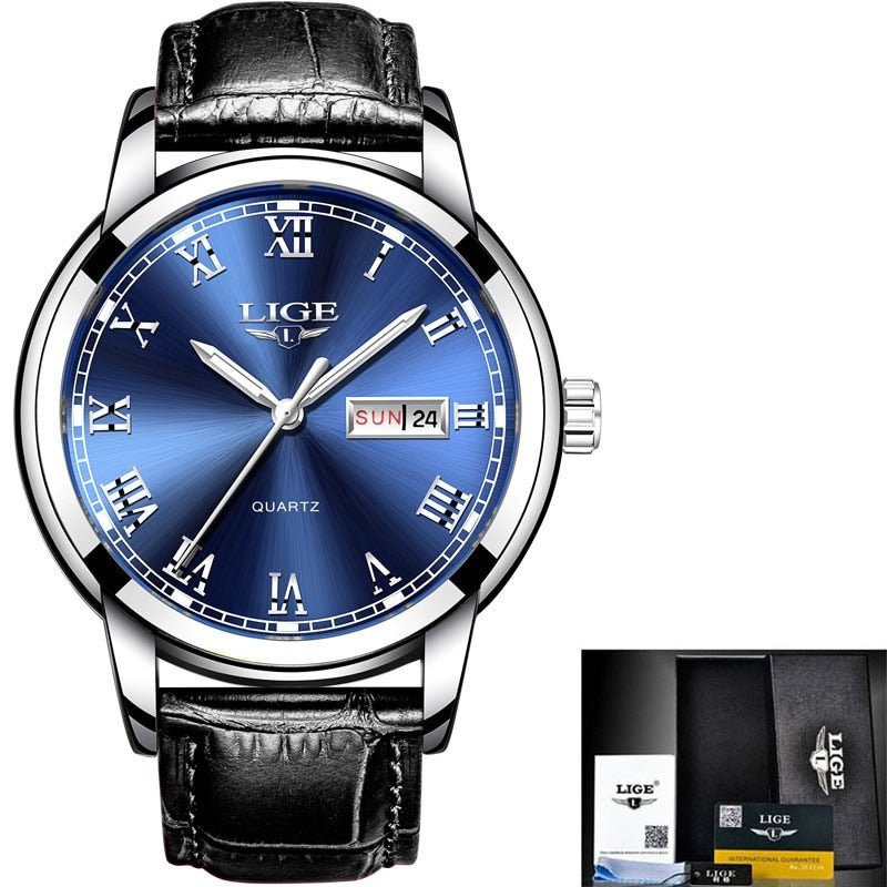 Relógio LIGE Masculino - Clássico Titanium Relógio LIGE Masculino - Clássico Titanium Importe Go 