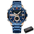 Relógio Masculino Tech Curren ma 46 Importe Go Azul 