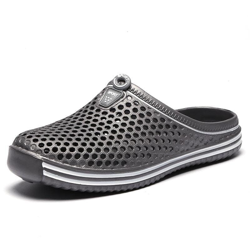 Sandália Crocs Feminino Comfort Plus Calçados (Sandália 3) Importe Go Cinza 34 