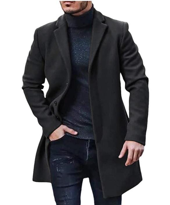 Sobretudo Masculino Longo Sobretudo Masculino Longo Importe Go Preto M 