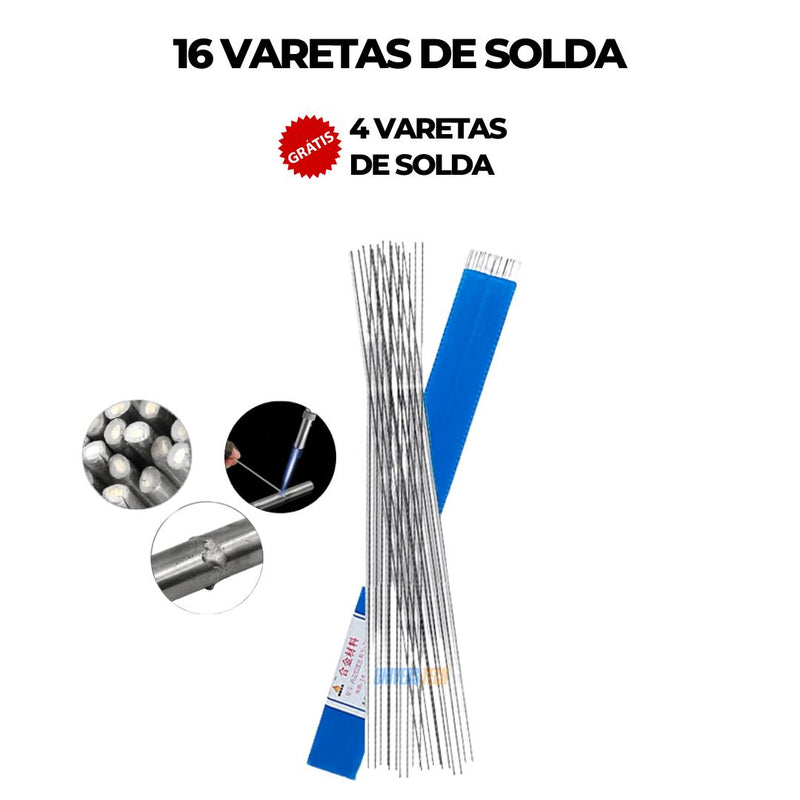 Super Solda 4.0 | Kit Completo + Brindes Exclusivos 🎁 Super Solda 4.0 Importe Go 16 Varetas de Solda + 4 Varetas De Solda De Brinde (20% OFF) 
