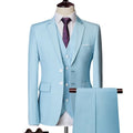 Terno Masculino | Luxo Marcante + 3 GRAVATAS DE BRINDE P20-100 Importe Go Azul Claro M 