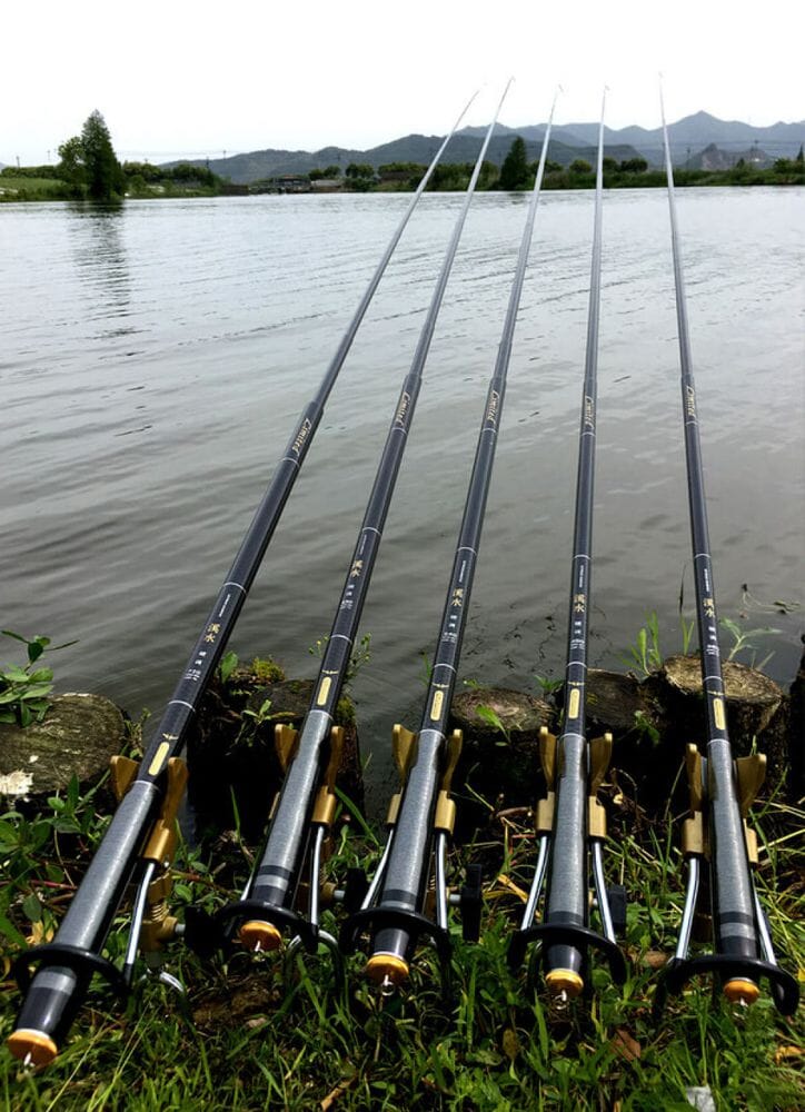 Vara de Pesca Fibra de Carbono Telescópica Ultra Leve 3,6 a 7 metros VARA Importe Go 4.2 Metros 